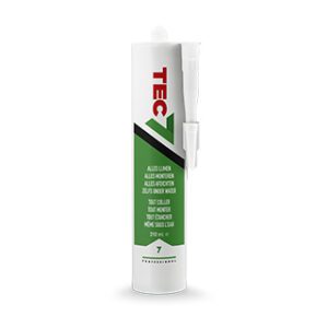 Tec7 wit - lijmen & afdichten - Tec7 producten voor de bouw van Stock7 - Kwaliteit, snel en voordelig.